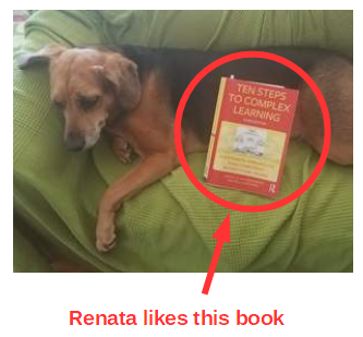 Renata with book