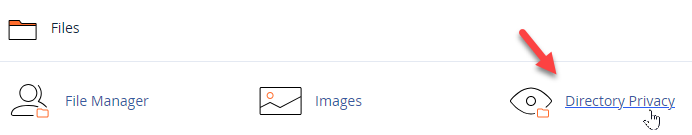 Directory Privacy in cPanel